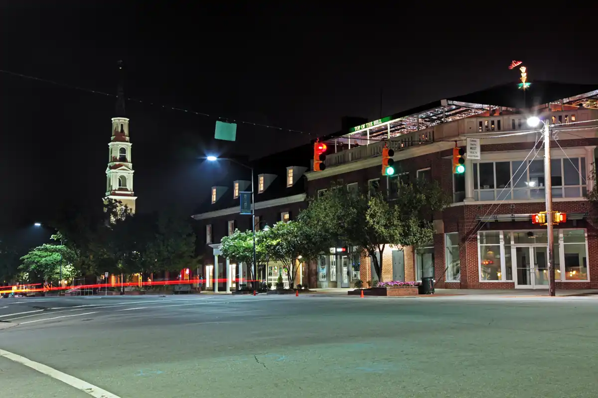Franklin Street in Chapel Hill, NC